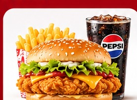 Combo Chicken Burger